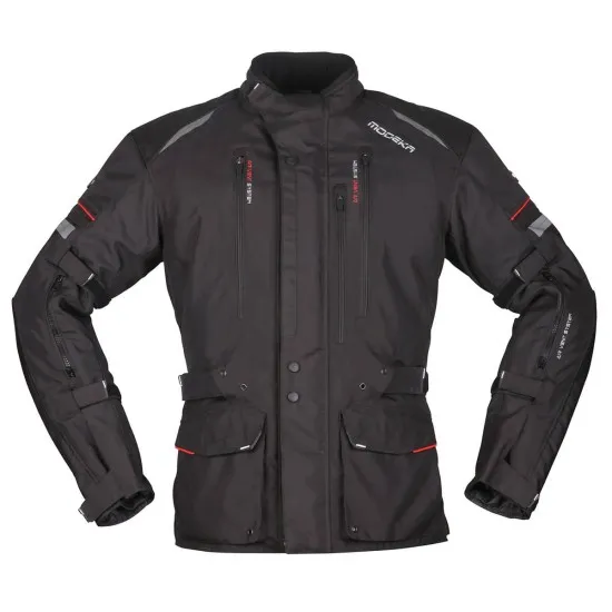 Мото яке Modeka Striker II Black с Humax мембрана и YF протектори