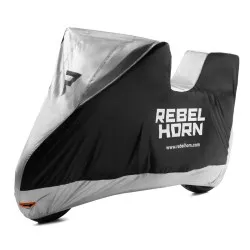 Покривало за мотоциклет Rebelhorn Shelter Black Silver