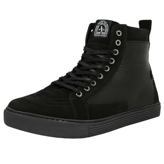 Мото боти JOHN DOE NEO BLACK, водоустойчиви, подсилени за защита