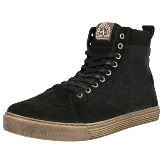 Мото боти JOHN DOE NEO BLACK/BROWN, водоустойчиви, подсилени за защита