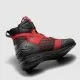 Мото боти REBELHORN Core Black Red с ATOP закопчаване и TPU защита