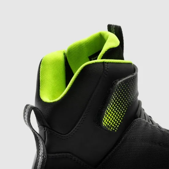 Мото боти Rebelhorn Swift Black Fluo Yellow с mesh панели и CE 1222 защита