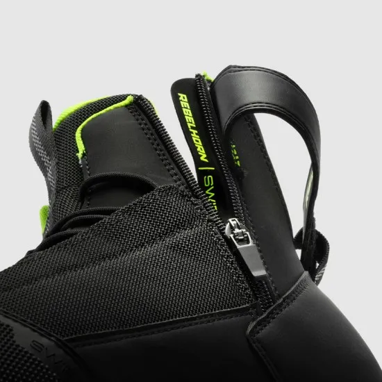 Мото боти Rebelhorn Swift Black Fluo Yellow с mesh панели и CE 1222 защита