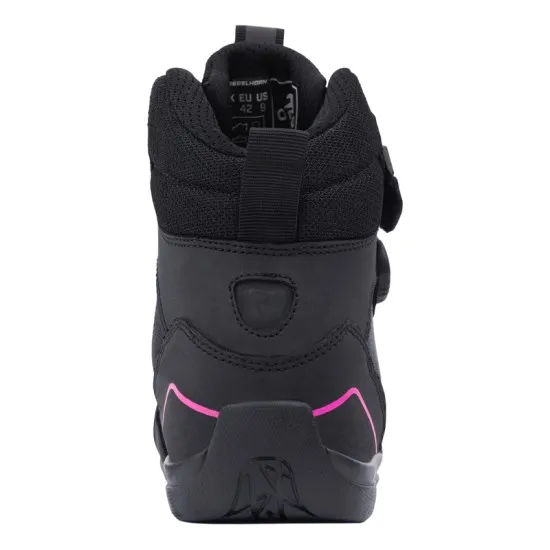 Дамски мото обувки REBELHORN SPARK II LADY BLACK/PINK – с протектори и вентилация