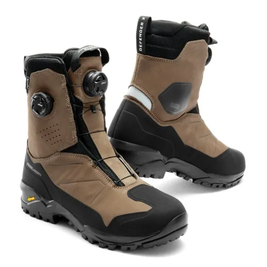 REBELHORN DEFENDER-X DESERT – туристически мото боти от кожа и Cordura® с Vibram® подметка