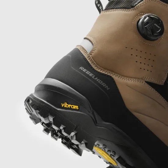 REBELHORN DEFENDER-X DESERT – туристически мото боти от кожа и Cordura® с Vibram® подметка