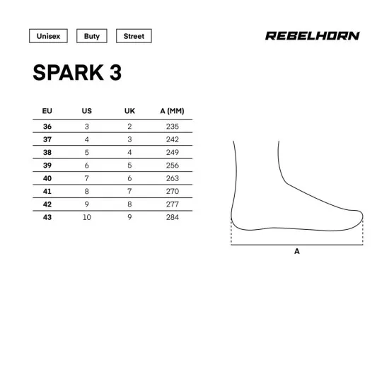 Дамски мото боти Rebelhorn Spark 3 Black Pink в черно и розово с ATOP система