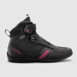 Дамски мото боти Rebelhorn Spark 3 Black/Pink