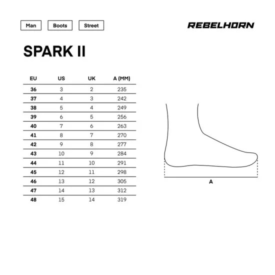 Мото боти REBELHORN SPARK II – спортни мото обувки със защита и вентилация