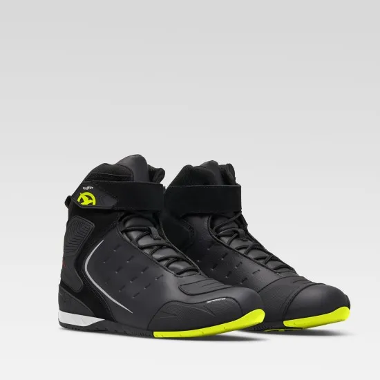 Водоустойчиви мото боти XPD X-ROAD H20UT Yellow Fluo с глезенна защита и туристически профил