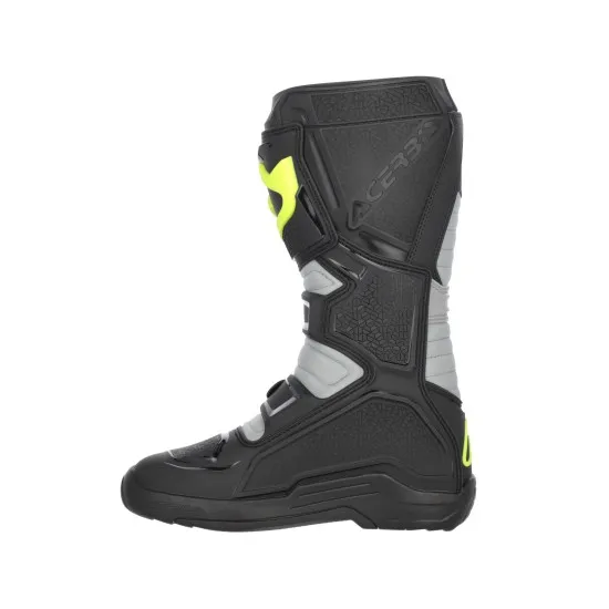 Мотокрос ботуши Acerbis X-Team 2.0 Black Fluorescent Yellow с TPU защита