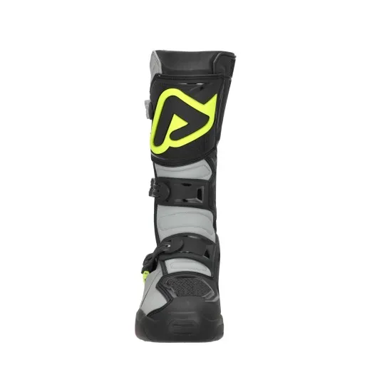 Мотокрос ботуши Acerbis X-Team 2.0 Black Fluorescent Yellow с TPU защита