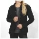 Дамска мото риза JOHN DOE MOTOSHIRT BLACK, XTM-Fiber® подплата, защитни протектори