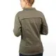 Дамска мото риза JOHN DOE MOTOSHIRT OLIVE, XTM-Fiber® подплата, защитни протектори