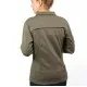 Дамска мото риза JOHN DOE MOTOSHIRT OLIVE, XTM-Fiber® подплата, защитни протектори