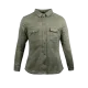 Дамска мото риза JOHN DOE MOTOSHIRT OLIVE, XTM-Fiber® подплата, защитни протектори