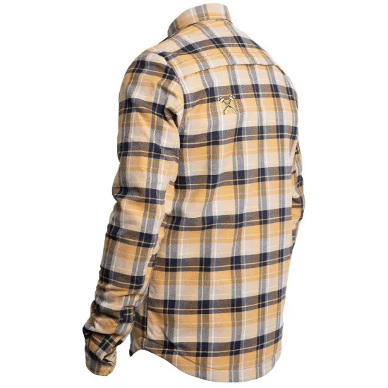 Мото риза JOHN DOE MOTOSHIRT YELLOW с XTM-Fiber® и интегрирани протектори