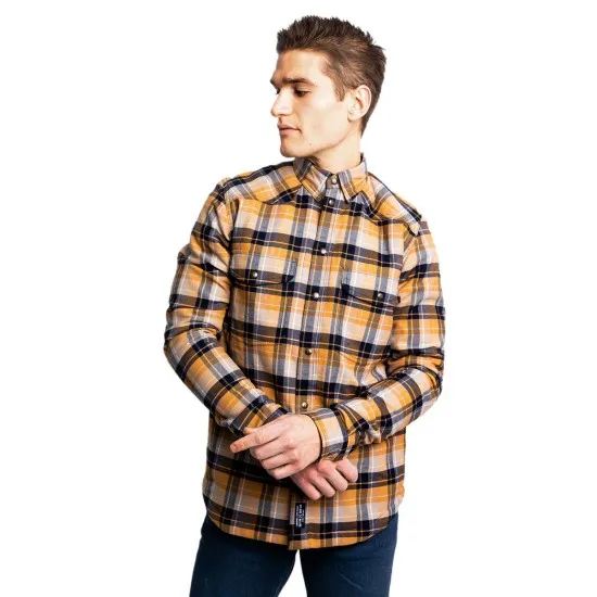Мото риза JOHN DOE MOTOSHIRT YELLOW с XTM-Fiber® и интегрирани протектори