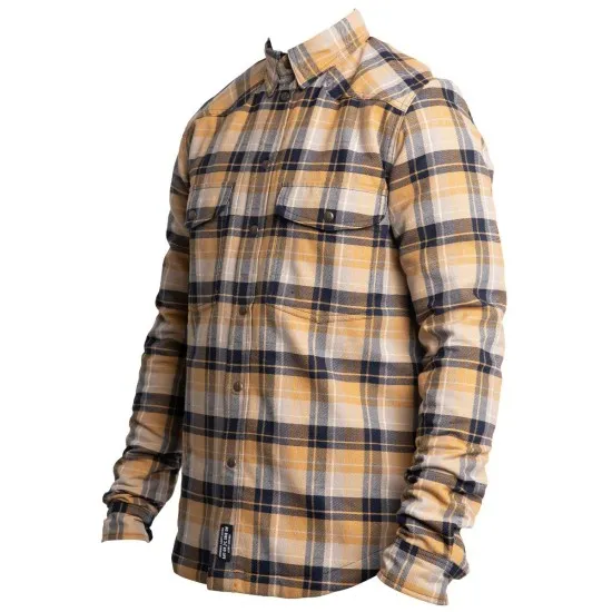Мото риза JOHN DOE MOTOSHIRT YELLOW с XTM-Fiber® и интегрирани протектори