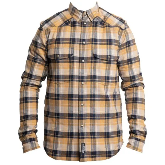 Мото риза JOHN DOE MOTOSHIRT YELLOW с XTM-Fiber® и интегрирани протектори
