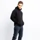 Мото суитшърт JOHN DOE HOOD XTM® V2 BLACK, защитни протектори, XTM-Fiber®