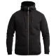 Мото суитшърт JOHN DOE HOOD XTM® V2 BLACK, защитни протектори, XTM-Fiber®