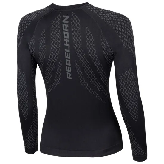 Rebelhorn Active II Lady LS – дамска термална тениска с дълъг ръкав, черна