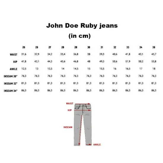 Дамски мото дънки JOHN DOE RUBY BK, XTM-fibre®, протектори за колене и бедра
