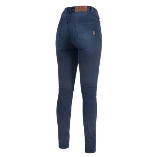 Дамски мото дънки JOHN DOE RUBY BLUE, XTM-fibre®, протектори за колене и бедра