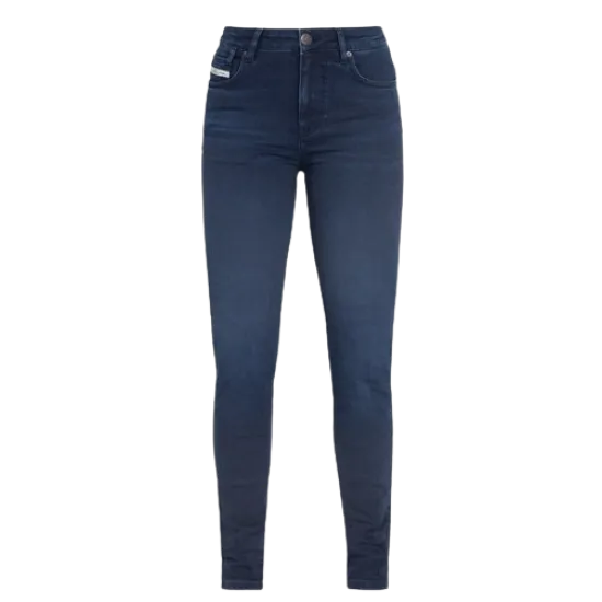 Дамски мото дънки JOHN DOE RUBY BLUE, XTM-fibre®, протектори за колене и бедра