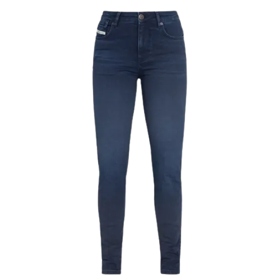 Дамски мото дънки JOHN DOE RUBY BLUE, XTM-fibre®, протектори за колене и бедра