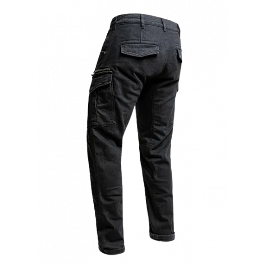 Мото дънки JOHN DOE DEFENDER MONO BK, еднослойни, с XTM-Fiber® и протектори
