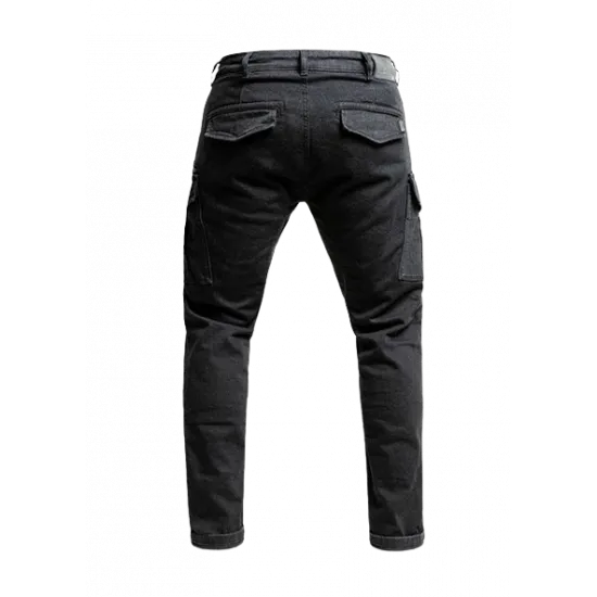 Мото дънки JOHN DOE DEFENDER MONO BK, еднослойни, с XTM-Fiber® и протектори