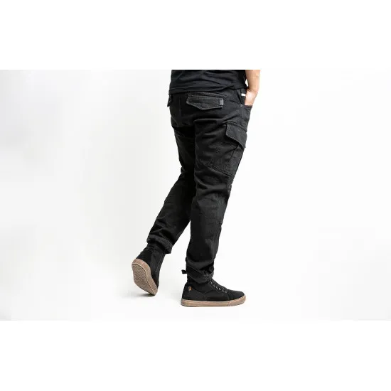 Мото дънки JOHN DOE DEFENDER MONO BK, еднослойни, с XTM-Fiber® и протектори
