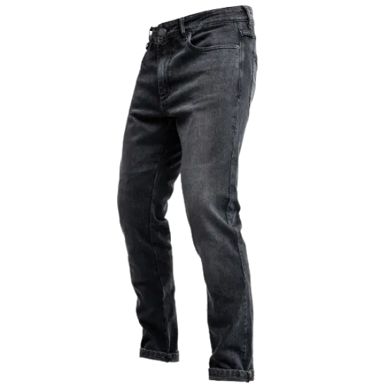 Мото дънки JOHN DOE PIONEER MONO BK, еднослойни, с XTM-Fiber® и регулируеми протектори