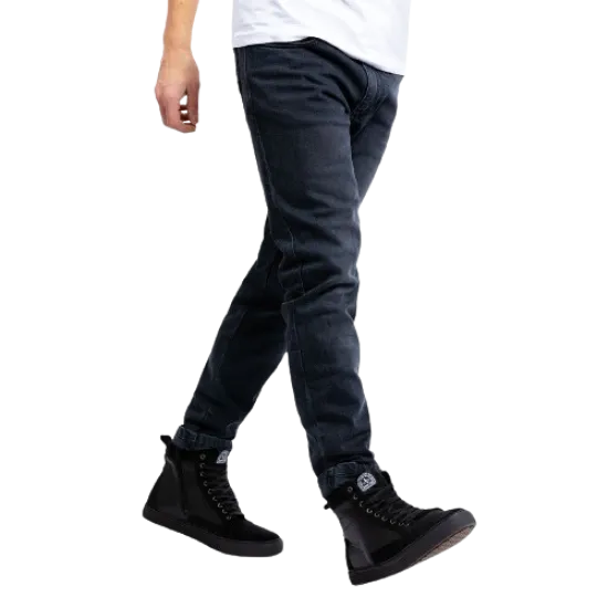 Мото дънки JOHN DOE PIONEER MONO BK LONG, еднослойни, с XTM-Fiber® и регулируеми протектори