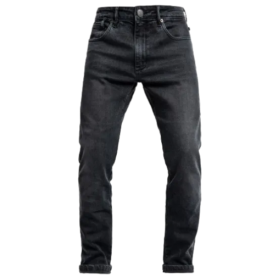 Мото дънки JOHN DOE PIONEER MONO BK LONG, еднослойни, с XTM-Fiber® и регулируеми протектори