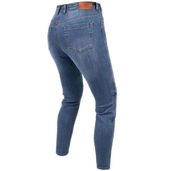 Дамски мото дънки REBELHORN CLASSIC III LADY – сини, защитени с Kevlar