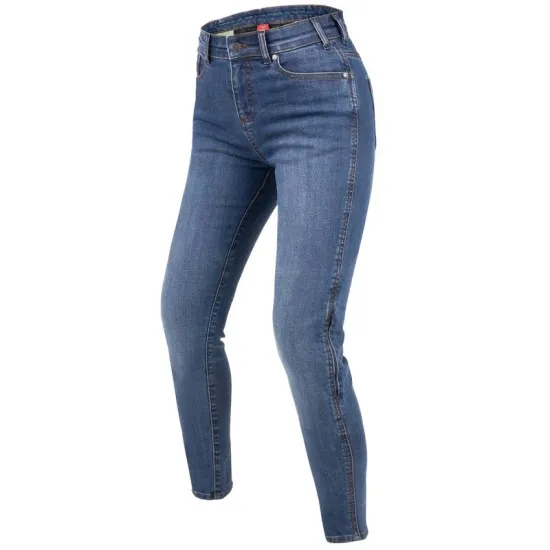 Дамски мото дънки REBELHORN CLASSIC III LADY – сини, защитени с Kevlar
