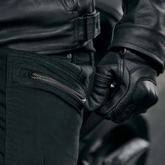 Мото дънки Rebelhorn Urban III Black с DuPont Kevlar и Level 2 протектори