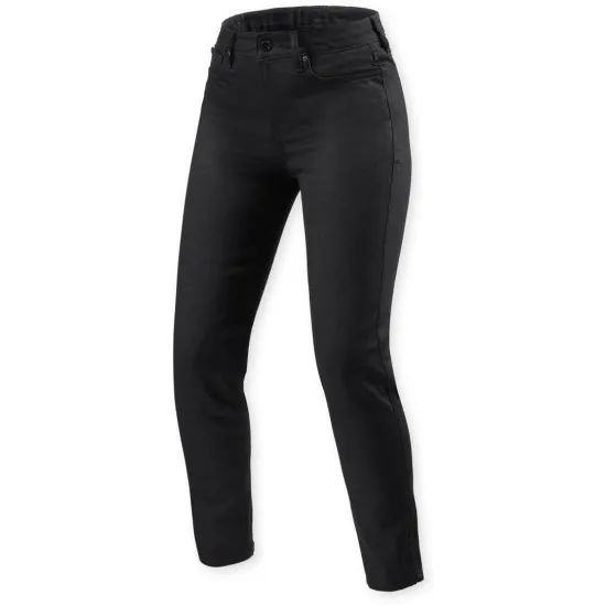 Дамски мото дънки REV'IT! Marzia - Black, Skinny Fit кройка и SEESMART защита