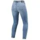 Дамски мото дънки REV'IT! Shelby 3 - Light Blue Vintage, с Skinny Fit кройка и SEESMART защита