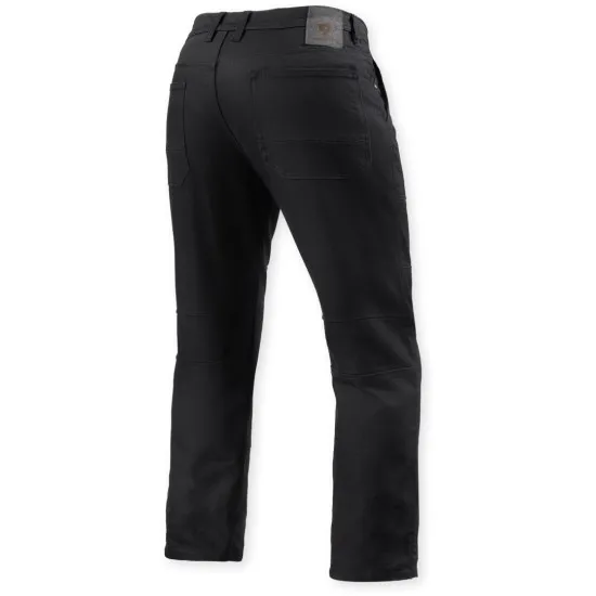 Мото дънки REV'IT! Davis 2 - Black, Regular Fit кройка с SEESMART защита