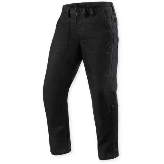 Мото дънки REV'IT! Davis 2 - Black, Regular Fit кройка с SEESMART защита