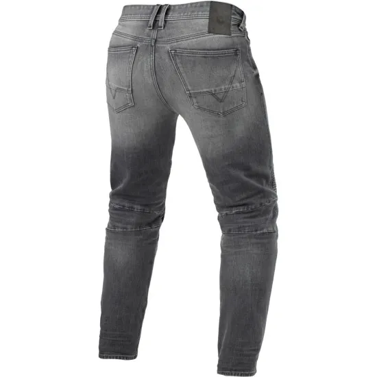 Мото дънки REV'IT! Moto 2 TF - Светло сиви, с Cordura® Denim и SEESMART™ протектори
