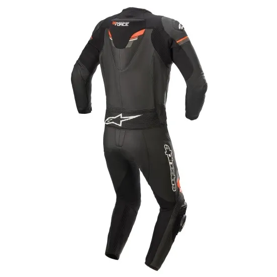 Екип ALPINESTARS GP FORCE V2 2PC BLACK/RED с DFS плъзгачи и вътрешна броня