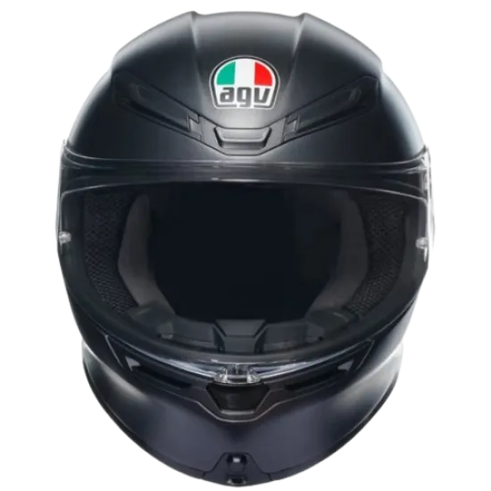 Каска AGV K-6 S Matt Black - спортна и градска каска с карбон-арамид конструкция