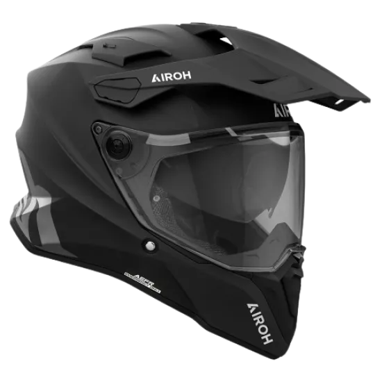 Каска AIROH COMMANDER 2 BLACK MATT - Изключително широка визия и защита за всички терени