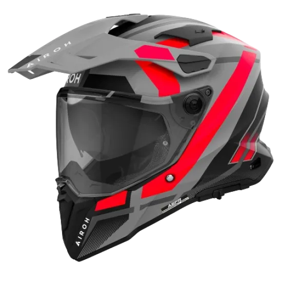 Каска AIROH COMMANDER 2 MAVIC ORANGE MATT - Изключително широка визия и защита за всички терени