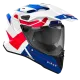 Каска AIROH COMMANDER 2 REVEAL BLUE/RED - Изключително широка визия и защита за всички терени